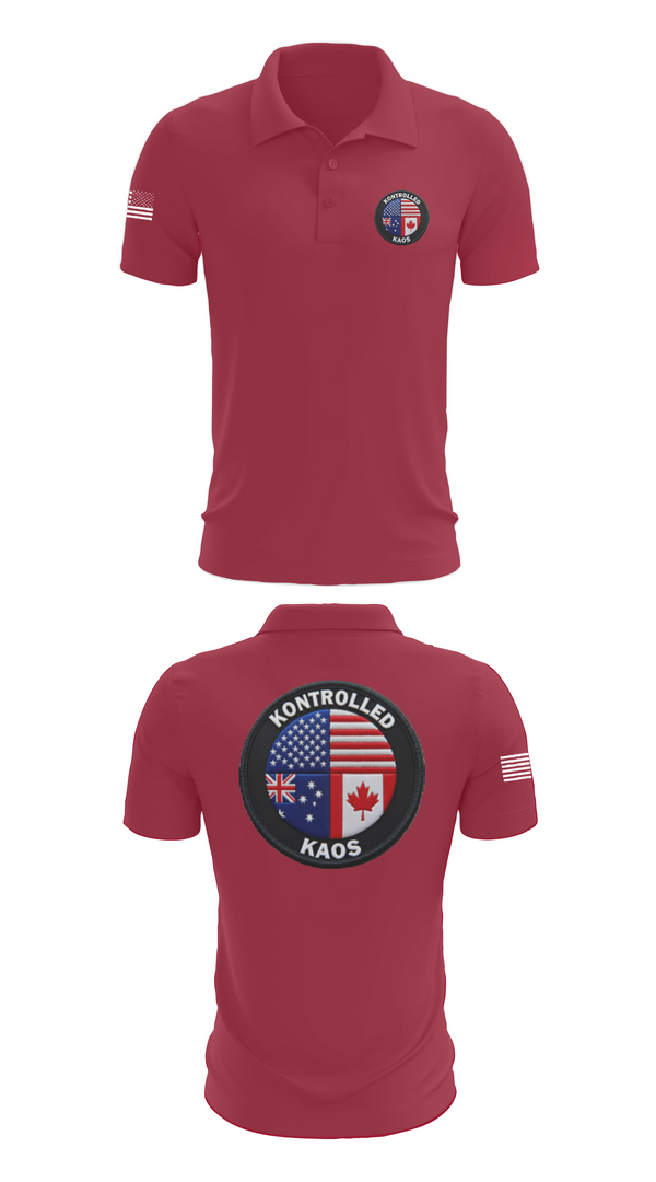 Short Sleeve Performance Polo, Kontrolled Kaos, E-Sports, Teamtime, Team time, sublimation, custom sports apparel, team uniforms, spirit wear, spiritwear, sports uniforms, custom shirts, team store, custom team store, fundraiser sports, apparel fundraiser