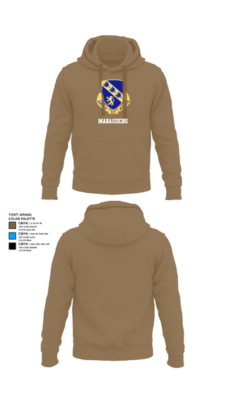 Hoodie, Marauders, Army, Teamtime, Team time, sublimation, custom sports apparel, team uniforms, spirit wear, spiritwear, sports uniforms, custom shirts, team store, custom team store, fundraiser sports, apparel fundraiser