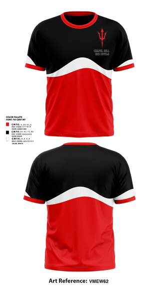 Short Sleeve Performance Shirt, Chapel Hill Red Devils, Track & Field, Teamtime, Team time, sublimation, custom sports apparel, team uniforms, spirit wear, spiritwear, sports uniforms, custom shirts, team store, custom team store, fundraiser sports, apparel fundraiser