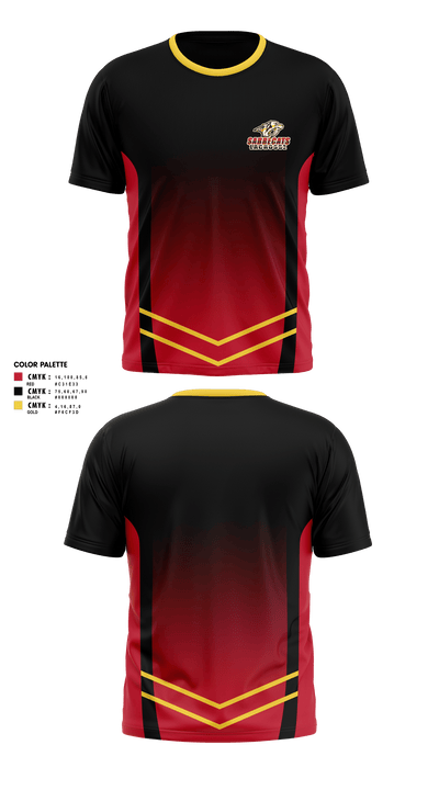 Sabrecats Lacrosse 57576752 Short Sleeve Performance Shirt - 1