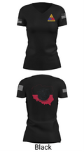 261st BSC CAVEMAN PLT 28746409 Women's Short Sleeve V-neck Shirt - 28