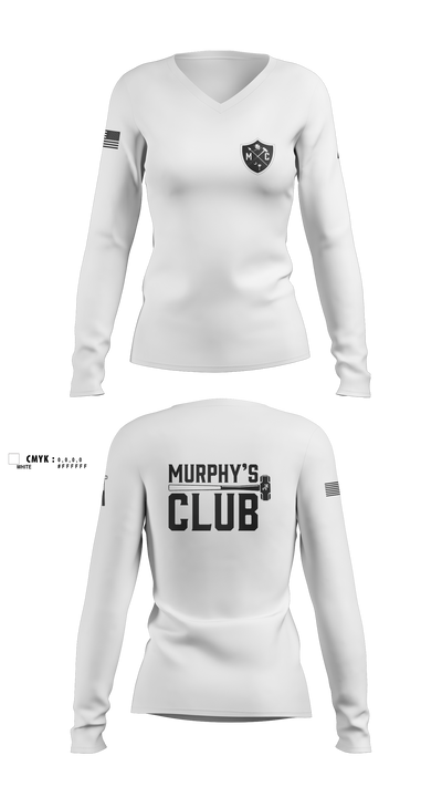 UofSC Army ROTC 7827792 Women's Long Sleeve V-neck Shirt - 2