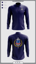 Twu Local 100 Ceremonial Unit & Honor Guard 1084090 Quarter Zip Jacket - 1