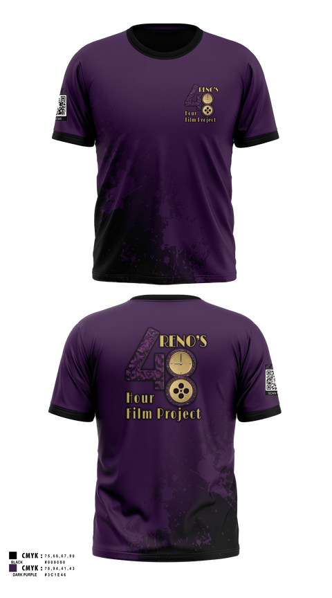 Short Sleeve Performance Shirt, 48 Hour Film Project, , Teamtime, Team time, sublimation, custom sports apparel, team uniforms, spirit wear, spiritwear, sports uniforms, custom shirts, team store, custom team store, fundraiser sports, apparel fundraiser