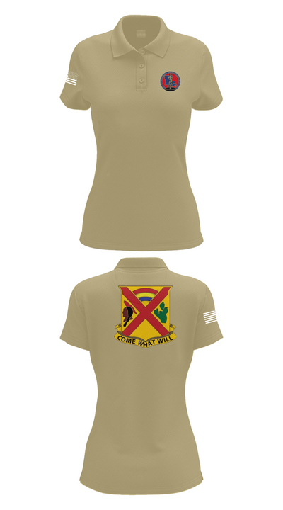 Charley troop 2-108 CAV 33316254 Women's Short Sleeve Performance Polo  - 90