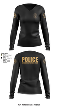 MCPD CNT 24546522 Women's Long Sleeve V-neck Shirt - 110
