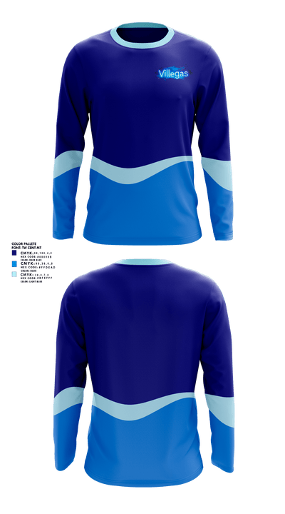 Villegas 90871410 Long Sleeve Performance Shirt 1
