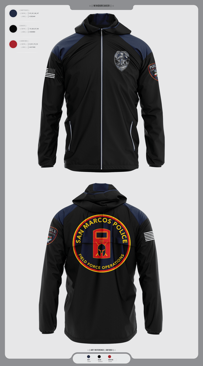 San marcos police - field force 1789471 Windbreaker - 2