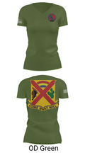 Charley troop 2-108 CAV 33316254 Women's Short Sleeve V-neck Shirt - 46
