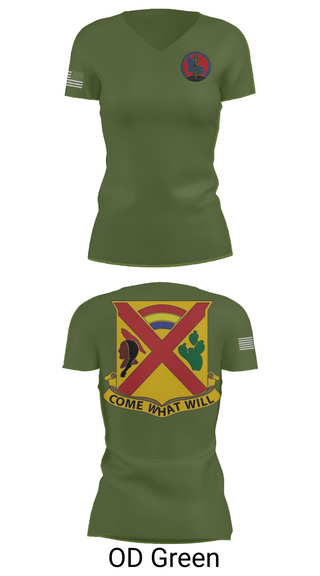 Womens Short Sleeve Vneck Shirt, Charley troop 2-108 CAV, , Teamtime, Team time, sublimation, custom sports apparel, team uniforms, spirit wear, spiritwear, sports uniforms, custom shirts, team store, custom team store, fundraiser sports, apparel fundraiser