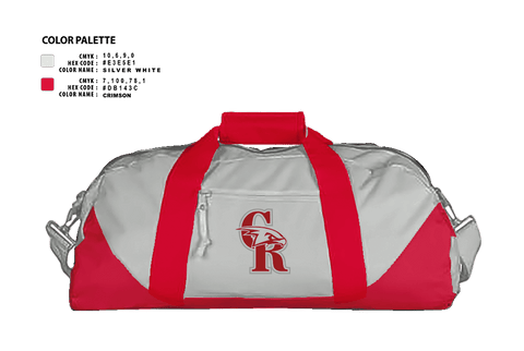 Duffle Bag, Canyon Ridge High School Tennis, Tennis, Teamtime, Team time, sublimation, custom sports apparel, team uniforms, spirit wear, spiritwear, sports uniforms, custom shirts, team store, custom team store, fundraiser sports, apparel fundraiser