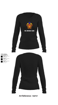 USA MEDDAC KAHC 77066596 Women's Long Sleeve V-neck Shirt - 22