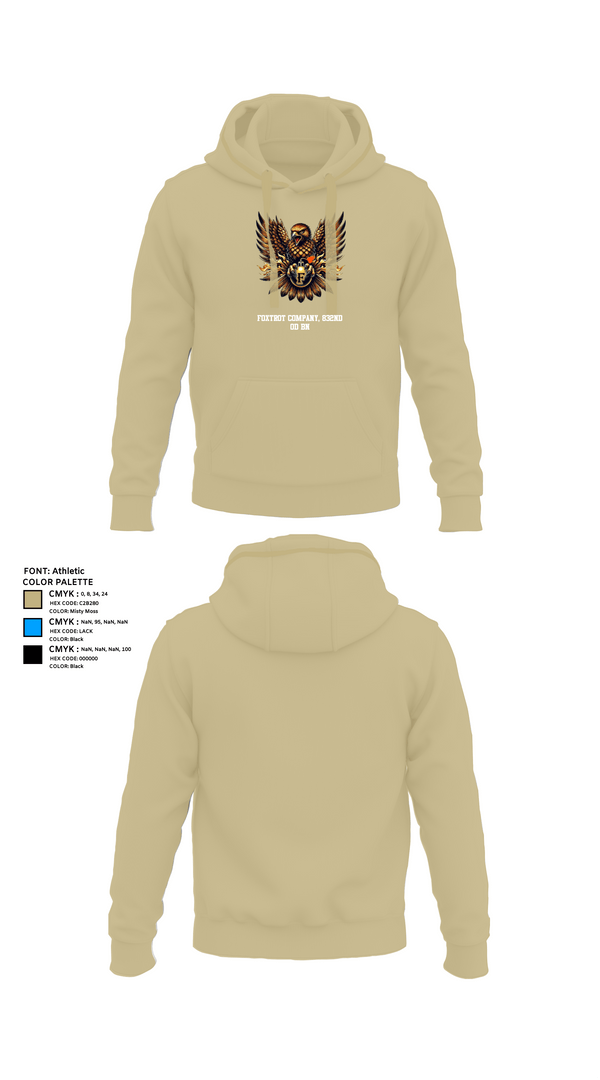Hoodie, Foxtrot Company, 832nd OD BN, Army, Teamtime, Team time, sublimation, custom sports apparel, team uniforms, spirit wear, spiritwear, sports uniforms, custom shirts, team store, custom team store, fundraiser sports, apparel fundraiser