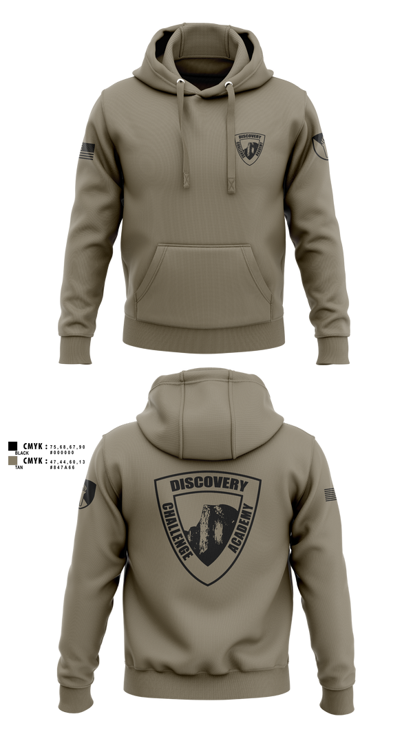 Hoodie, Discovery ChalleNGe Academy, , Teamtime, Team time, sublimation, custom sports apparel, team uniforms, spirit wear, spiritwear, sports uniforms, custom shirts, team store, custom team store, fundraiser sports, apparel fundraiser