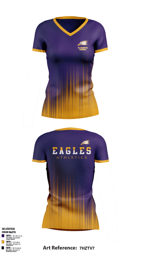 Womens Short Sleeve Vneck Shirt, Plymouth Christian Academy Tennis, Tennis, Teamtime, Team time, sublimation, custom sports apparel, team uniforms, spirit wear, spiritwear, sports uniforms, custom shirts, team store, custom team store, fundraiser sports, apparel fundraiser