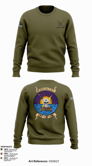 Crew Neck Sweatshirt, 146th ASOS, Air Force, Teamtime, Team time, sublimation, custom sports apparel, team uniforms, spirit wear, spiritwear, sports uniforms, custom shirts, team store, custom team store, fundraiser sports, apparel fundraiser