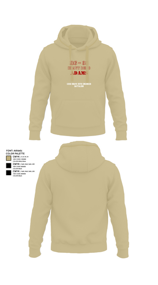 Hoodie, CESD Bravo 35th Engineer Battalion, , Teamtime, Team time, sublimation, custom sports apparel, team uniforms, spirit wear, spiritwear, sports uniforms, custom shirts, team store, custom team store, fundraiser sports, apparel fundraiser