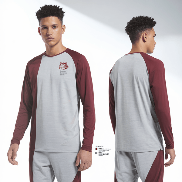 Long Sleeve Performance Shirt, Thomson Tigers Track and Field, Track & Field, Teamtime, Team time, sublimation, custom sports apparel, team uniforms, spirit wear, spiritwear, sports uniforms, custom shirts, team store, custom team store, fundraiser sports, apparel fundraiser