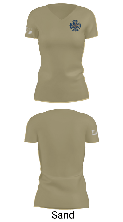 Dalton Fire Department 29083035 Women's Short Sleeve V-neck Shirt - 88