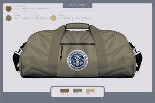 Duffle Bag, PREVENTATIVE MEDICINE, , Teamtime, Team time, sublimation, custom sports apparel, team uniforms, spirit wear, spiritwear, sports uniforms, custom shirts, team store, custom team store, fundraiser sports, apparel fundraiser