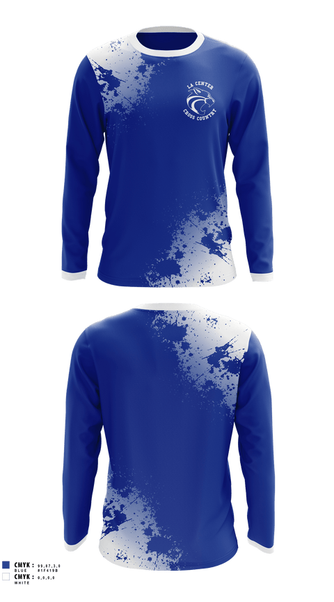 Long Sleeve Performance Shirt, La Center Cross Country, Cross Country, Teamtime, Team time, sublimation, custom sports apparel, team uniforms, spirit wear, spiritwear, sports uniforms, custom shirts, team store, custom team store, fundraiser sports, apparel fundraiser