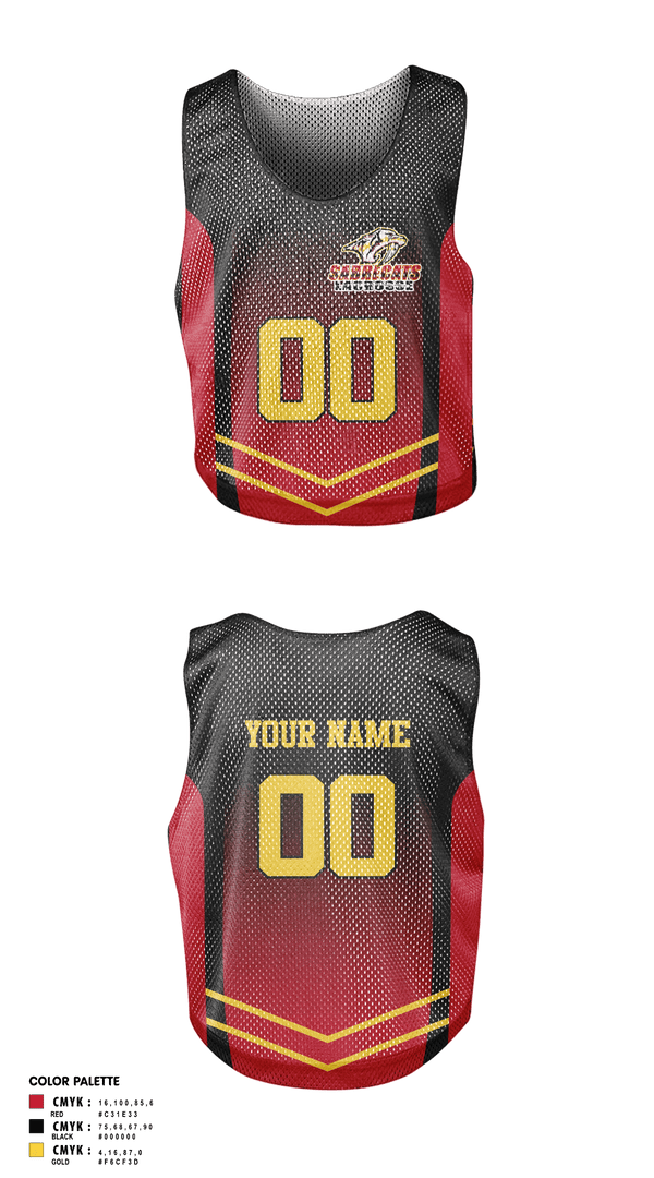 Mens Lacrosse Pinnie, Sabrecats Lacrosse, Men's Lacrosse, Teamtime, Team time, sublimation, custom sports apparel, team uniforms, spirit wear, spiritwear, sports uniforms, custom shirts, team store, custom team store, fundraiser sports, apparel fundraiser