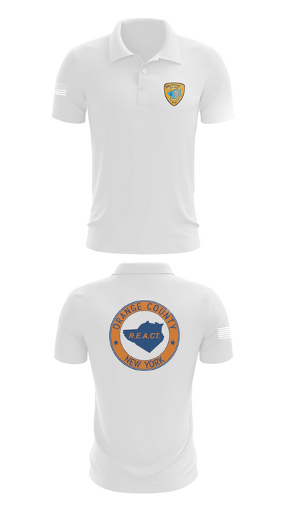Orange County REACT 1392795 Short Sleeve Performance Polo - 9