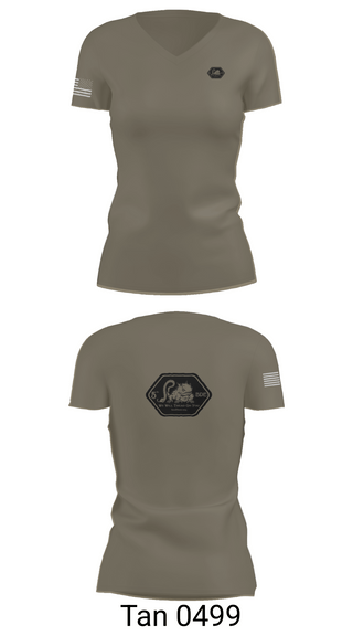 Womens Short Sleeve Vneck Shirt, TCU Ranger Challenge, , Teamtime, Team time, sublimation, custom sports apparel, team uniforms, spirit wear, spiritwear, sports uniforms, custom shirts, team store, custom team store, fundraiser sports, apparel fundraiser