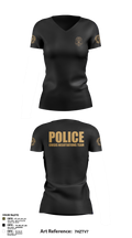 MCPD CNT 24546522 Women's Short Sleeve V-neck Shirt - 109