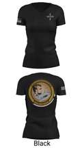 CVN 72 Abraham Lincoln 88368148 Women's Short Sleeve V-neck Shirt - 27