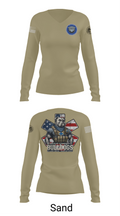Bravo Company Bulldogs 26926733 Women's Long Sleeve V-neck Shirt - 97