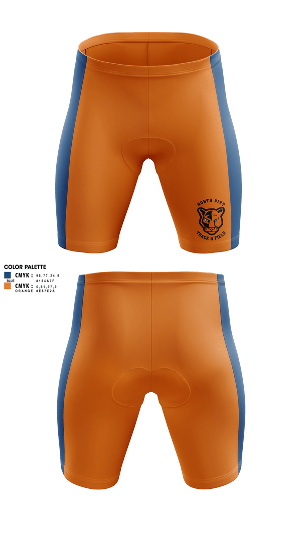 Mens Compression Shorts, North Pitt High School Track and Field, Track & Field, Teamtime, Team time, sublimation, custom sports apparel, team uniforms, spirit wear, spiritwear, sports uniforms, custom shirts, team store, custom team store, fundraiser sports, apparel fundraiser