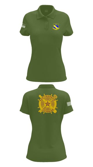 Womens Short Sleeve Performance Polo, 2nd BN (LS) 349th RGT, , Teamtime, Team time, sublimation, custom sports apparel, team uniforms, spirit wear, spiritwear, sports uniforms, custom shirts, team store, custom team store, fundraiser sports, apparel fundraiser