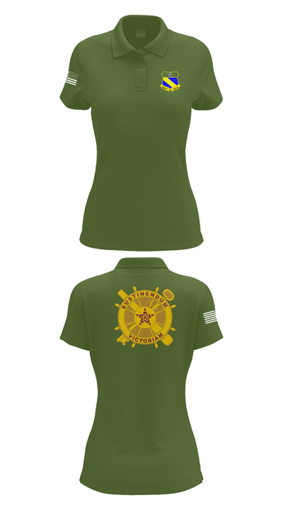 2nd BN (LS) 349th RGT 90715195 Women's Short Sleeve Performance Polo  - 55