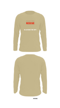 ISA Air base Fire Dept. 19172110 Long Sleeve Performance Shirt 92