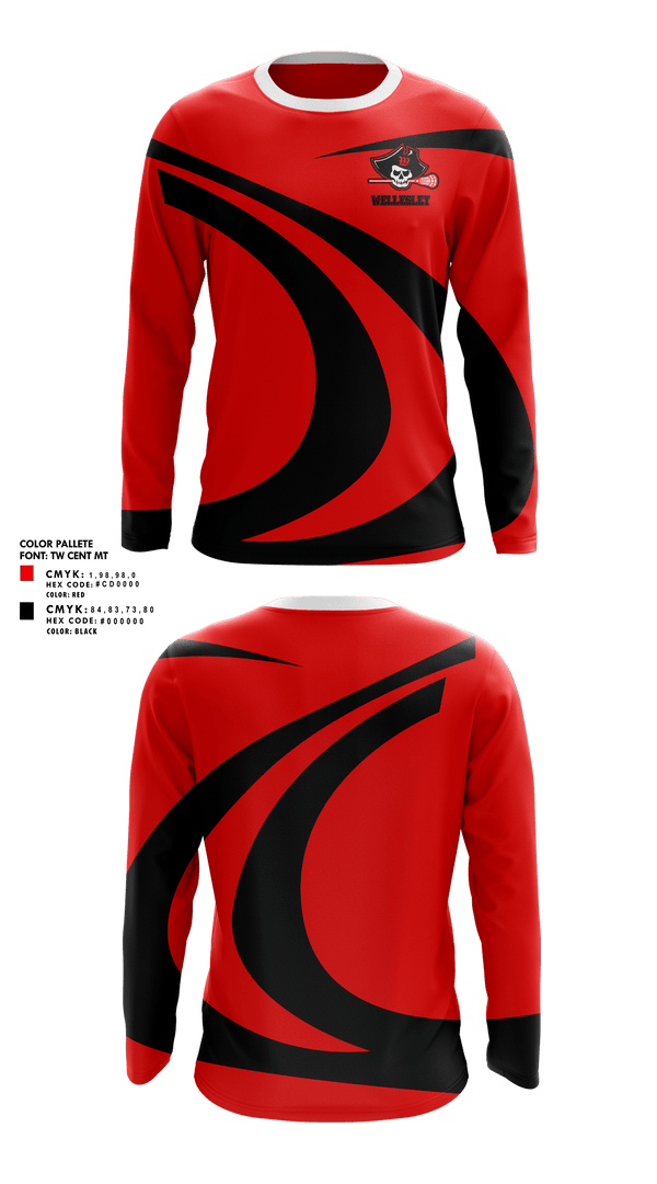 Long Sleeve Performance Shirt, Wellesley High School Lacrosse, Men's Lacrosse, Teamtime, Team time, sublimation, custom sports apparel, team uniforms, spirit wear, spiritwear, sports uniforms, custom shirts, team store, custom team store, fundraiser sports, apparel fundraiser