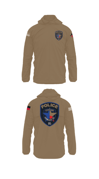 Windbreaker, Cypress- Fairbanks ISD Police Department, Police, Teamtime, Team time, sublimation, custom sports apparel, team uniforms, spirit wear, spiritwear, sports uniforms, custom shirts, team store, custom team store, fundraiser sports, apparel fundraiser