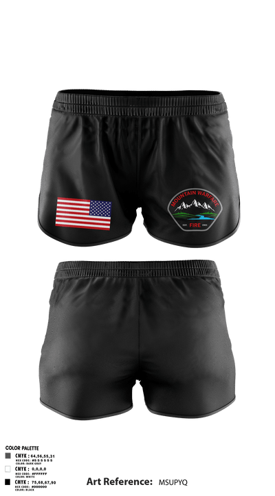 Marine corps mountain warfare training center fire and emergency services 80020462 Ranger Panties - 8
