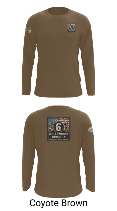 Hollywood Division 53010755 Long Sleeve Performance Shirt 6