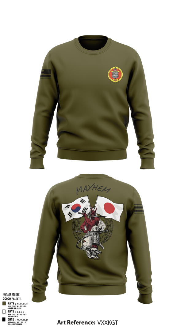 Crew Neck Sweatshirt, 3/11 Mayhem, , Teamtime, Team time, sublimation, custom sports apparel, team uniforms, spirit wear, spiritwear, sports uniforms, custom shirts, team store, custom team store, fundraiser sports, apparel fundraiser
