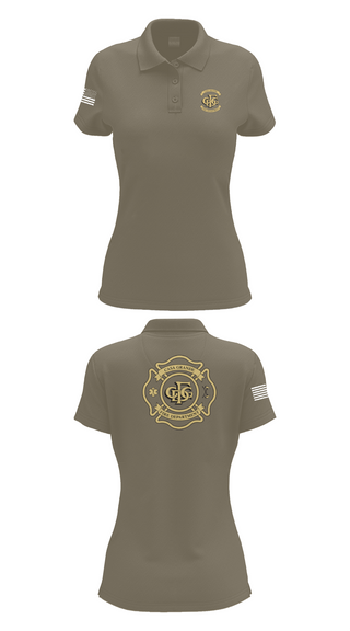 Womens Short Sleeve Performance Polo, Casa Grande Fire Department, , Teamtime, Team time, sublimation, custom sports apparel, team uniforms, spirit wear, spiritwear, sports uniforms, custom shirts, team store, custom team store, fundraiser sports, apparel fundraiser