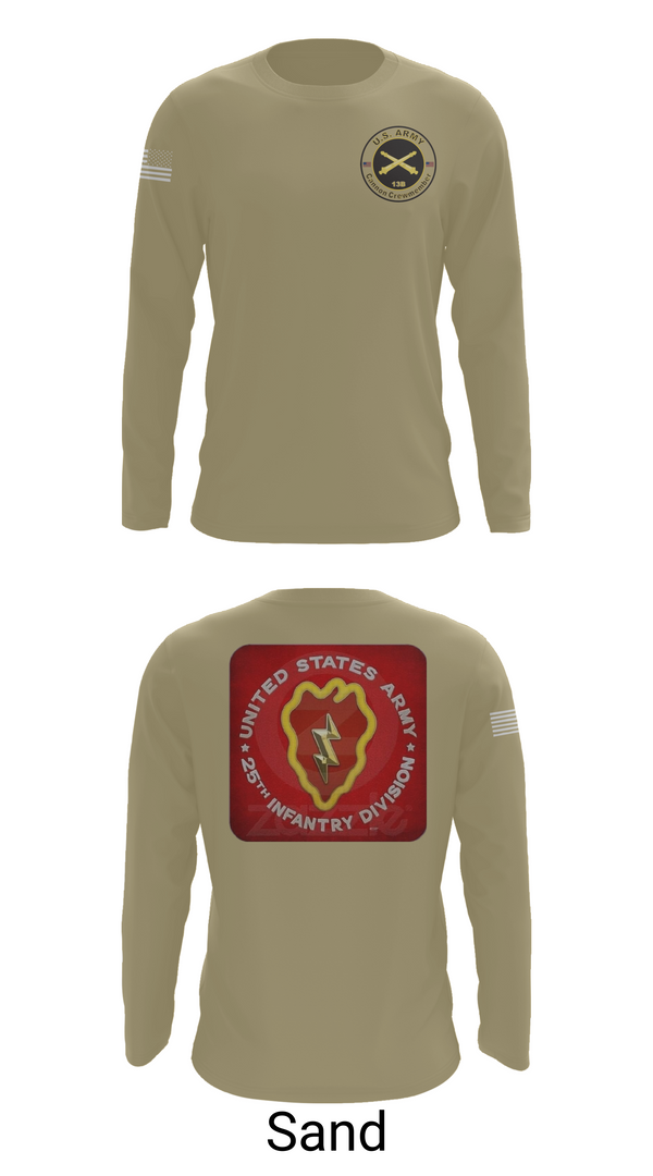 Long Sleeve Performance Shirt, 25th infantry division C-Btry 1/8 FA, , Teamtime, Team time, sublimation, custom sports apparel, team uniforms, spirit wear, spiritwear, sports uniforms, custom shirts, team store, custom team store, fundraiser sports, apparel fundraiser