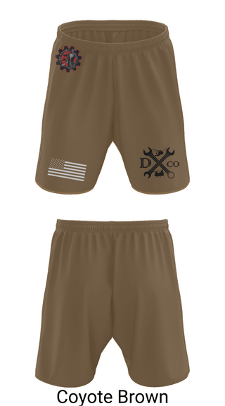 Athletic Shorts With Pockets, D Co. 2-158th AHB, , Teamtime, Team time, sublimation, custom sports apparel, team uniforms, spirit wear, spiritwear, sports uniforms, custom shirts, team store, custom team store, fundraiser sports, apparel fundraiser