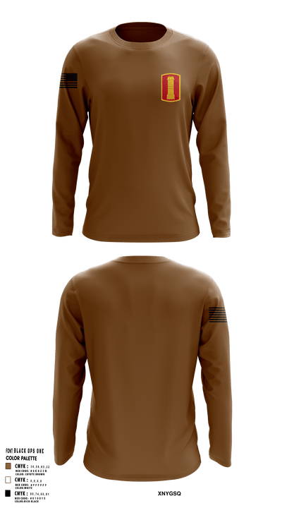 197th field artillery brigade 46187100 Long Sleeve Performance Shirt 102