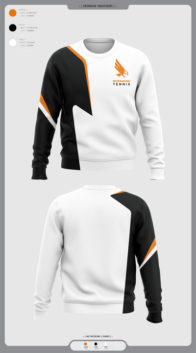 Mcdonogh Boys Tennis 54168368 Crew Neck Sweatshirt - 3