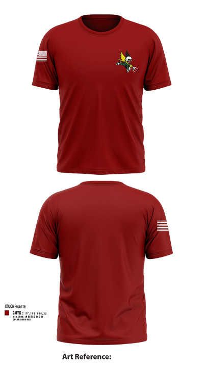 124th ATKS 33419256 Short Sleeve Performance Shirt - 105 (1)