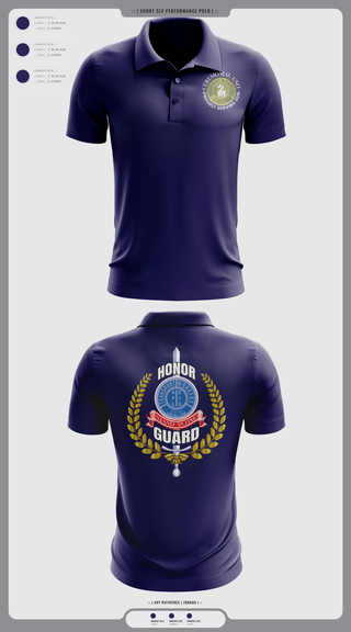 Short Sleeve Performance Polo, Twu Local 100 Ceremonial Unit & Honor Guard, Golf, Teamtime, Team time, sublimation, custom sports apparel, team uniforms, spirit wear, spiritwear, sports uniforms, custom shirts, team store, custom team store, fundraiser sports, apparel fundraiser