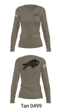 C TRP 2-101 CAV 72009091 Women's Long Sleeve V-neck Shirt - 73