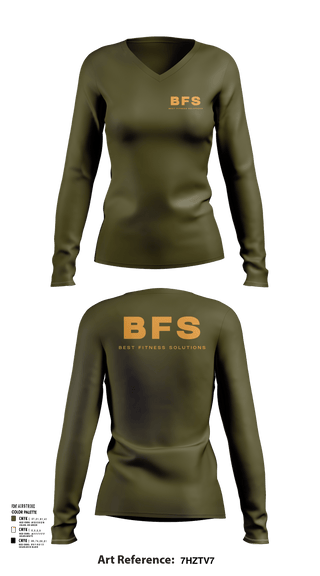 Womens Long Sleeve Vneck Shirt, Best fitness solutions, , Teamtime, Team time, sublimation, custom sports apparel, team uniforms, spirit wear, spiritwear, sports uniforms, custom shirts, team store, custom team store, fundraiser sports, apparel fundraiser