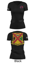 Charley troop 2-108 CAV 33316254 Women's Short Sleeve V-neck Shirt - 27
